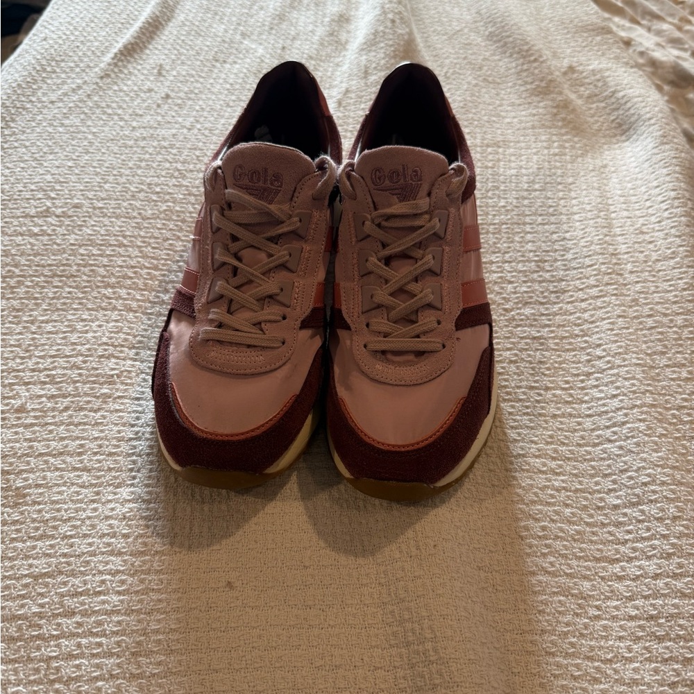 Gola Pink and Burgundy Sneakers